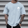 thumbnail image 2 of GuangCheng Mens Short Sleeve T-Shirts Graphic Loose Fit Shirts Crew Neck Pullover Lightweight Soft Summer Tees Size 2XL, 2 of 4