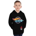 thumbnail image 2 of Hot Wheels Boys Hoodie Black Sizes 4-12, 2 of 7