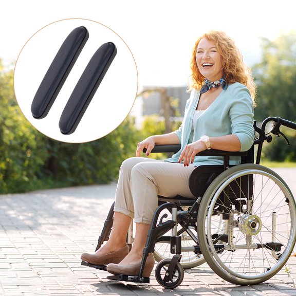 CHICHUMID 2Pcs Universal Arm Rest for Wheelchair Comfort Support Anti-slip 10.6x2.0x1.2in