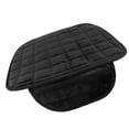 thumbnail image 4 of 1 pieza Universal Delantero y Trasero Auto Cojín de Invierno Funda de Asiento Almohadilla Negro, 4 of 9
