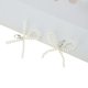 thumbnail image 5 of Accesorios de zapatos de moda con lazo de perlas falsas duraderas, 1 par de encantos para agujetas, color blanco, 5 of 5
