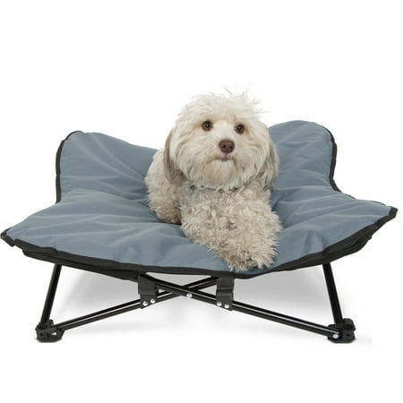 Paws & Pals Elevated Pet Bed for Dogs & Cats- Outdoor Indoor Camping Raised Cot Medium