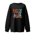 thumbnail image 5 of Sudadera Para Mujer, Sudaderas de Otoño, Blusa Holgada de Manga Larga Con Cuello Redondo A La Moda, Camisetas Con Estampado Navideño Odeerbi ODB150910, 5 of 5