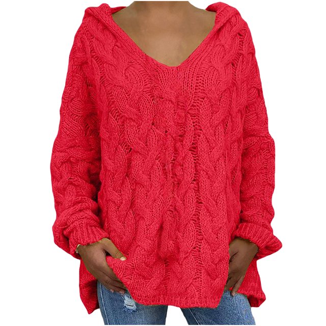Suéter de manga larga con cuello en V y línea de color sólido calado informal sexy para mujer Blusa Fridja hjk2187