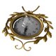 thumbnail image 3 of Reloj de pared moderno de metal, silencioso y decorativo para el hogar, restaurante o entrada. Dorado, 3 of 9