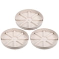 thumbnail image 1 of Unique Bargains Plant Pot Saucers 10.5 Inch, 3 Pack Plastic Round Plant Pot Flower Drip Tray, Green, 1 of 6