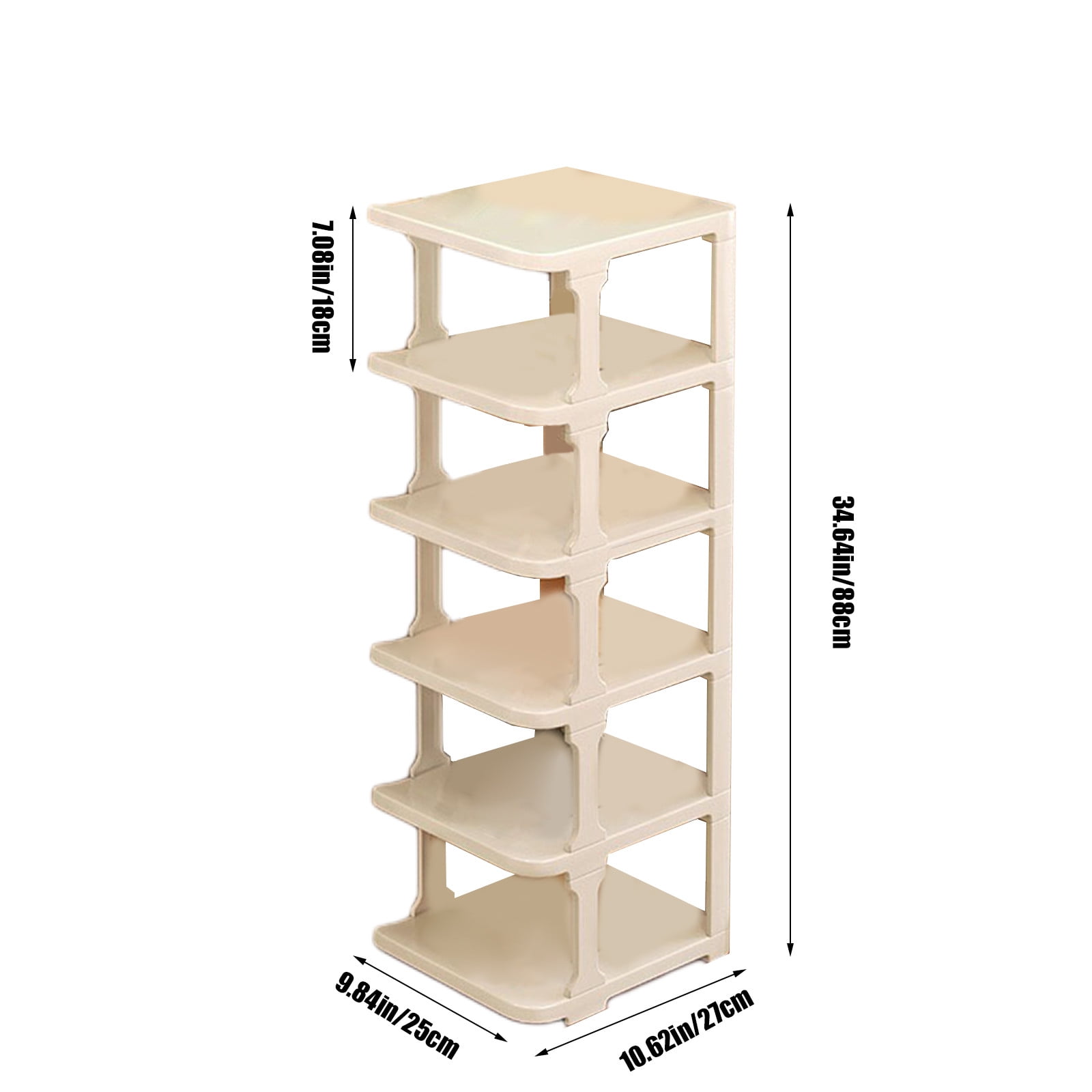 HBBKVI Shoe Rack Rack Shoe Organizers for Closet Plastic Shoe Storage Box for Entryway Living Room Sturdy Stackable Sneakers Cabinet Bins