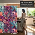 thumbnail image 4 of Oriental Furniture 6 ft. Tall Psychedelic Wallpaper Canvas Screen - 3 Panel, 4 of 7