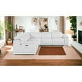 thumbnail image 3 of HomeRoots White Italian Leather Power Reclining U Shaped Five Piece Corner Sectional, 3 of 8