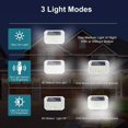 thumbnail image 4 of 2pcs Outdoor Solar Lamp LED Light with Motion Sensor 270 Angle IP65 Waterproof Wireless Outdoor Sol, 4 of 5