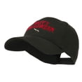 thumbnail image 2 of Happy Halloween with Bats Embroidered Cap - Black OSFM, 2 of 5