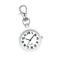 thumbnail image 1 of Keychain Pocket Watch Nurse Watch Simple Hanging Gift Reloj Keyrring Watch Fob Blanco, 1 of 8