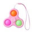 thumbnail image 2 of Triangle Push Bubble Baby Fidget Autismo Anti Stress Relajante Juguete (Rosa) Likrtyny juguetes de los niños, 2 of 9