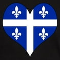 thumbnail image 3 of CafePress - Quebec Heart Dark T Shirt - Men's Classic Graphic Cotton T-Shirt, 3 of 4
