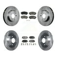 thumbnail image 1 of Transit Auto Front Rear Disc Brake Rotors and Semi-Metallic Pads Kit for Car Mazda 6 K8F-101446, 1 of 11