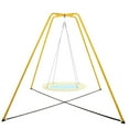 thumbnail image 2 of SkyBound Heavy Duty Metal Swing Set Frame,Metal Swing Stand for Kids and Adults,Supports up to 440 LBS,Fits for Most Saucer Swings and Tree Swings, Great for Indoor and Outdoor Activities-Yellow, 2 of 10