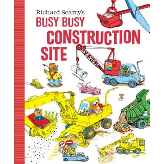 Pre-Owned Richard Scarry's Busy Busy Board Books: Richard Scarry's Busy Busy Construction Site (Board book)