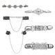 thumbnail image 1 of 6 uds broche para suéter Clip cárdigan Clips decorativos Retro broche Clips decoración cárdigan cierre para camisa vestido mujeres niñas, 1 of 10