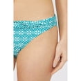thumbnail image 3 of Mantaray Womens Savannah Tile Ruched Bikini Bottoms, 3 of 4