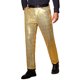 thumbnail image 4 of INSPIRE CHIC Pantalones para el Día del Padre para hombres, estilo de fiesta con lentejuelas metálicas, corte regular, talla 38, dorado, 4 of 6