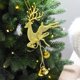 thumbnail image 3 of RV Campanas de ciervo de plástico para árbol de Navidad Decoración de alces de Navidad Decoración de árbol de Navidad Colgantes Campanas de ciervo Colgantes de cuerda (6 piezas) brillar Electrónica, 3 of 4