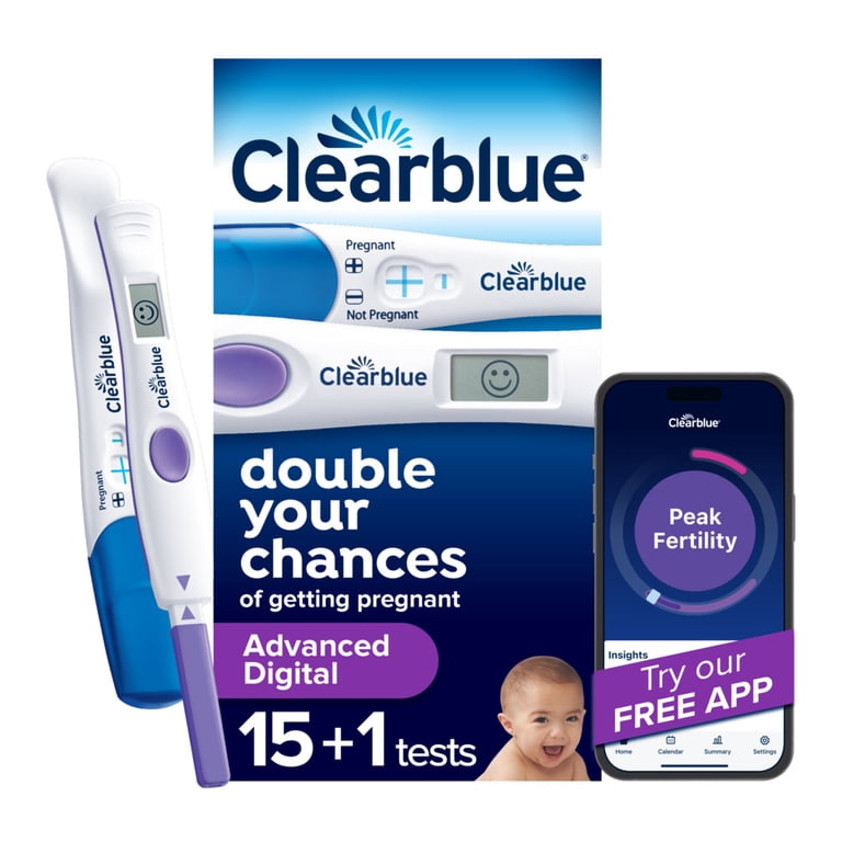 Clearblue Advanced Digital Ovulation Test Kit, 16 Pack photo 1
