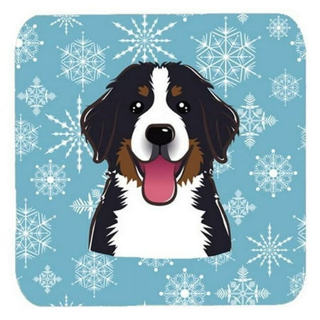

Snowflake Bernese Mountain Dog Foam Coasters Set Of 4