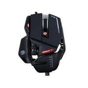 MAD CATZ MR04DCINBL000-0 R.A.T. 6+ Corded Optical Gaming Mouse, Black