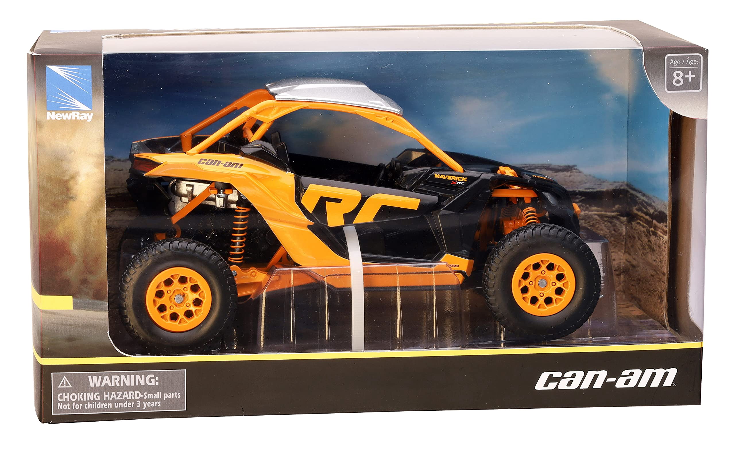 Réplica A Escala 1:18 Can-Am Maverick X3 XRC Turbo | Color Naranja | Modelo De Colección Fundido A Presión