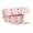 Pink with Chain, variant on Yinanstore Double Grommet Belt for Women Men Leather Punk Rock Adjustable Belts Double Prong Buckle Eyelet Hollow Waist Belt , Pink with Chain