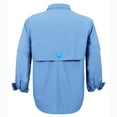 thumbnail image 3 of Tuna Men's Fishing UPF 50+ Sun Protection Anti-Static Waterproof Breathable Quickly Dry Hiking Long Sleeve Shirts Sail 03 X-Large, 3 of 10