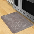 thumbnail image 3 of WellnessMats EB62WMRRGRY Estates Bella Kitchen Mat - Palm Wood, 6 L x 2 W ft., 3 of 11