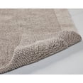 thumbnail image 3 of Better Trends 3 Piece Premium Bathroom Rug Set 100% Cotton Soft Tufted Bath Mat Water absorbent Reversible Bath Rug Perfect for Bathroom, Shower and Bathtub Use, Beige - Edge Collection, 3 of 4