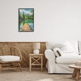 thumbnail image 3 of Stupell Industries Farmhouse Sunlit River Dock Black Framed Giclee Art, 12 x 18, by Petals Prints Design, 3 of 8