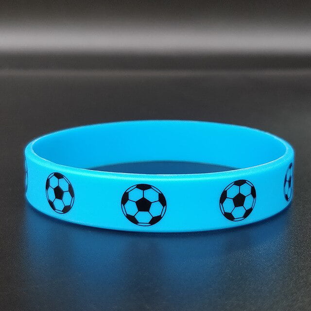 Silicone Football Soccer Elastic Bracelets Sports Wristband Bracelets  Bangles Unisex Jewelry Accessories Wholesale Lovers Gifts - Walmart.com