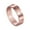 Rose Gold, variant on Men 6mm Stainless Steel Carved Ring Christian Cross Religious Wedding Band Ring Jewelry Gift Silver Size 8
