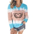 thumbnail image 2 of Blusa casual de manga larga con cuello redondo para mujer Tops estampados de Halloween Fridja  fjkfkj729, 2 of 4
