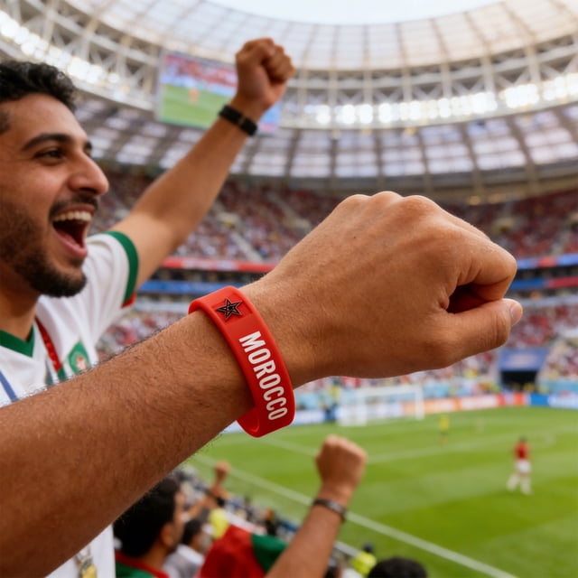 Silicona para la Copa del Mundo de Fútbol con Argentina, Francia, Brasil, Países Bajos, EE. UU., Portugal, banderas de Italia – Pulsera suave y ajustable para hombres, mujeres