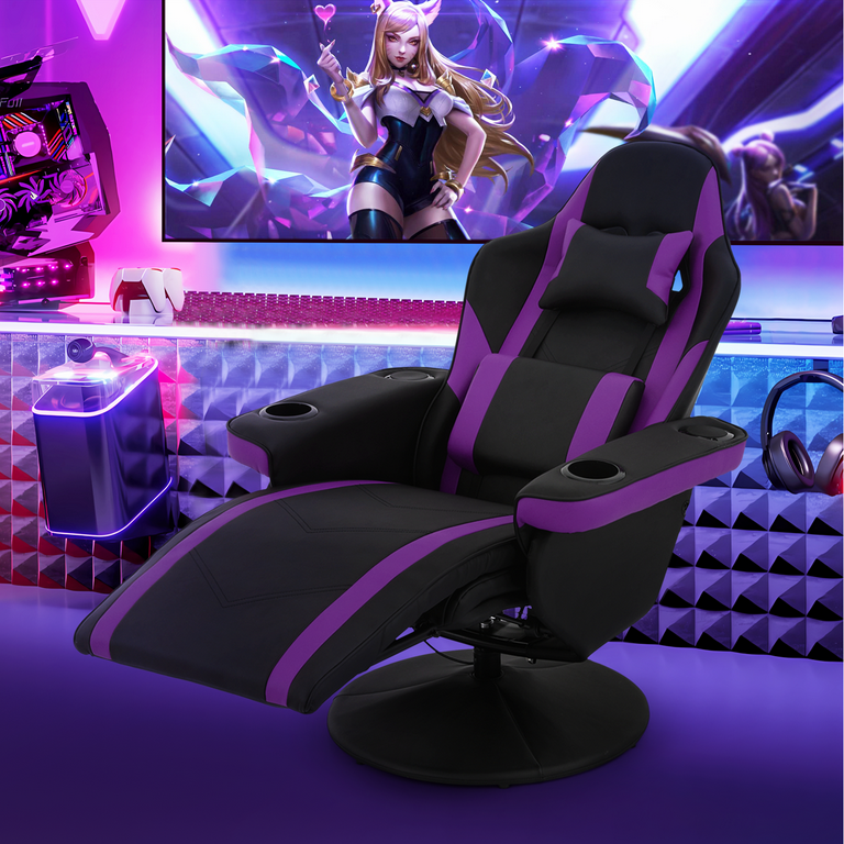 MoNiBloom Massage Video Game Chair, Recliner High Back Gaming