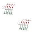 thumbnail image 3 of Sonducket 5 uds. Anzuelos de pesca auxiliares de acero al carbono, anzuelos de pesca auxiliares, soporte de cebo afilado 18x13mm 2piezas Sonducket CBP104012, 3 of 5