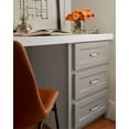 thumbnail image 2 of Amerock Rift 3-3/4 inch Center-to-Center Satin Nickel Cabinet or Furniture Pull, 10 Pack, 2 of 5