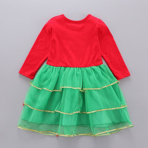 FOMIYES 1Pcs Elegant Tulle Skirt Multi Cotton for Girls Tutu Dress for Christmas Celebration