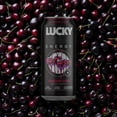 thumbnail image 4 of Lucky Energy Drink, Cherry Pop, 16oz Cans (12-Pack), 4 of 5