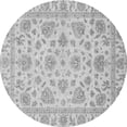 thumbnail image 1 of Ahgly Company Indoor Round Abstract Gray Modern Area Rugs, 8' Round, 1 of 4