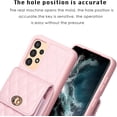 thumbnail image 4 of Phone Case for Samsung Galaxy A13 4G/5G Wallet Cover with Credit Card Holder Slot Shoulder Crossbody Strap Long Lanyard Leather Cell Accessories A04s M13 G5 A 13 LTE 13A 2022 Women Girls Pink, 4 of 14