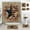 Old Glory & Liberty, variant on 4PCS Western Shower Curtain Set, Brown Texas Barn Star Vintage Wooden Board Garage Door Barn Door Country Rustic Farmhouse Bathroom Decor, Fabric Shower Curtain Non-slip Bath Mat Toilet Rug