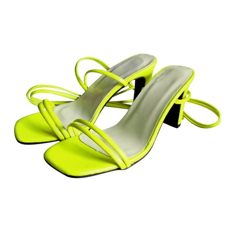 

Sentuca Women s Shoes Solid Lacing Women s Hight-heeled Fashion Banquet Sandals