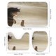 thumbnail image 3 of Donde viven los monstruos-theme 4-Piece Shower Curtain Set with Rugs, Waterproof Bathroom Decor Set Includes Bath Mat, U-Shaped Rug, Toilet Lid Cover and Curtain with Hooks, 3 of 6