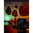 thumbnail image 3 of Twinkly Dots String Lights App-Controlled Flexible LED Color Changing String Lights, Multicolor, 60 LED / 10 ft Clear Wire, 3 of 9