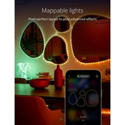 Twinkly Dots String Lights App-Controlled Flexible LED Color Changing String Lights, Multicolor, 60 LED / 10 ft Clear Wire